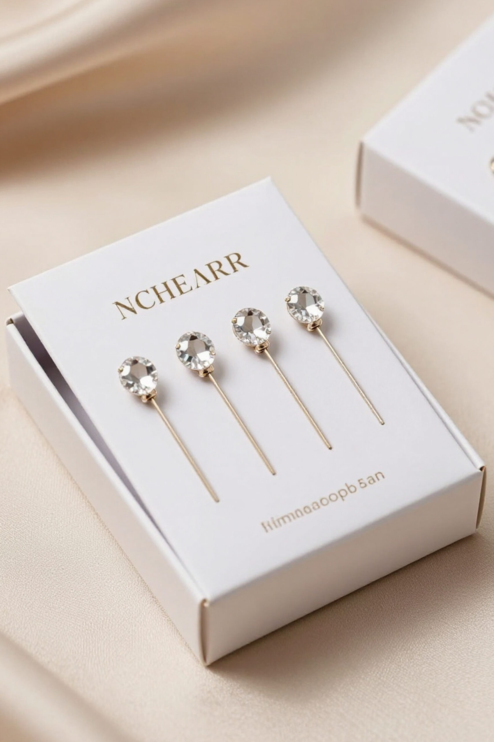 Luxury Crystal Hijab Pins Set – Premium Fashion Accessories - Image 3