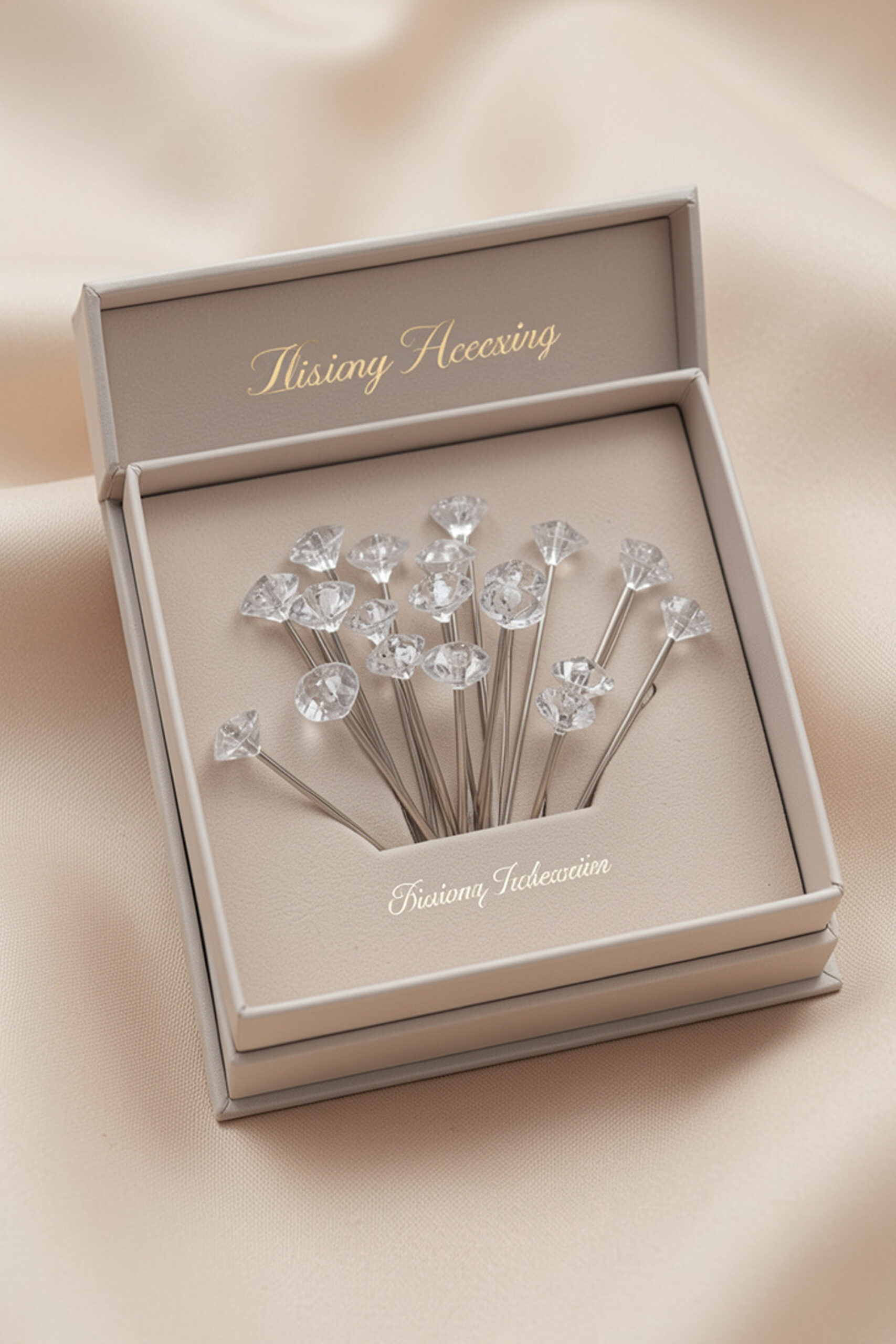 Luxury Crystal Hijab Pins Set – Premium Fashion Accessories - Image 2