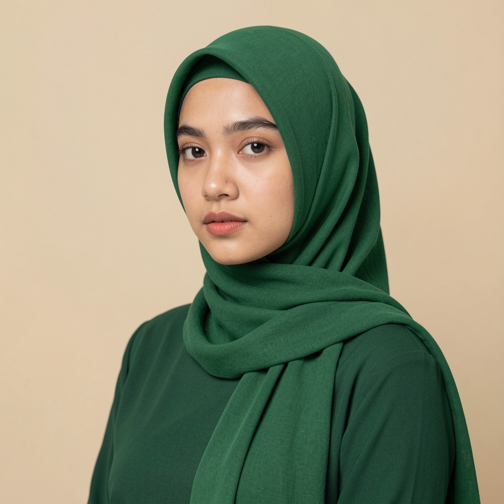 Rose Turkish Lawn Hijab