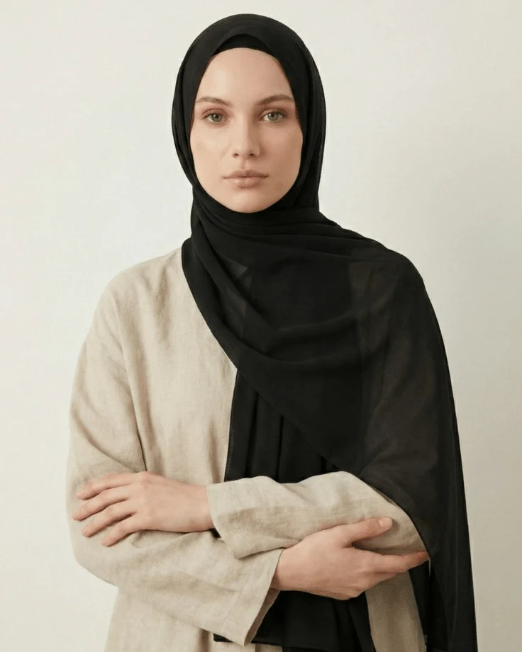 Basic Georgette Hijab - Image 2