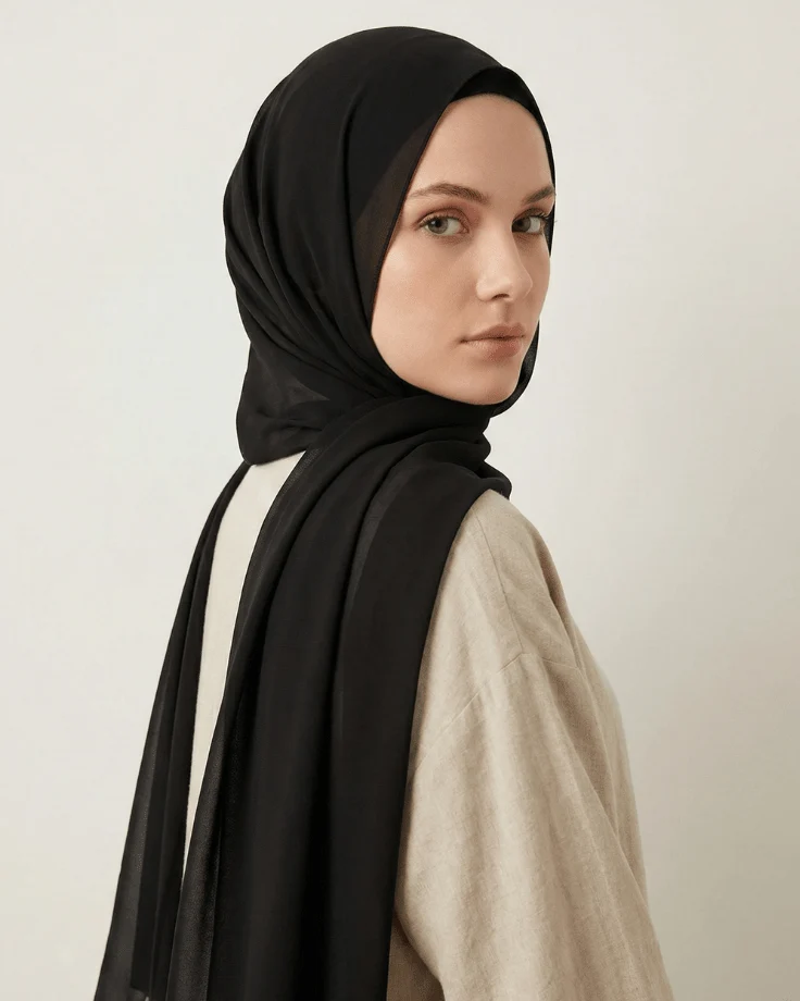 Basic Georgette Hijab - Image 3